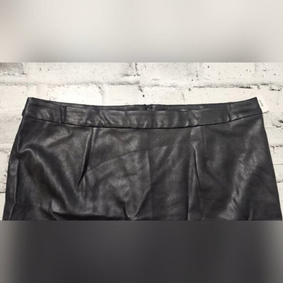 Ricki's Faux Leather Ruffle Midi Skirt NWT - Picture 2 of 10